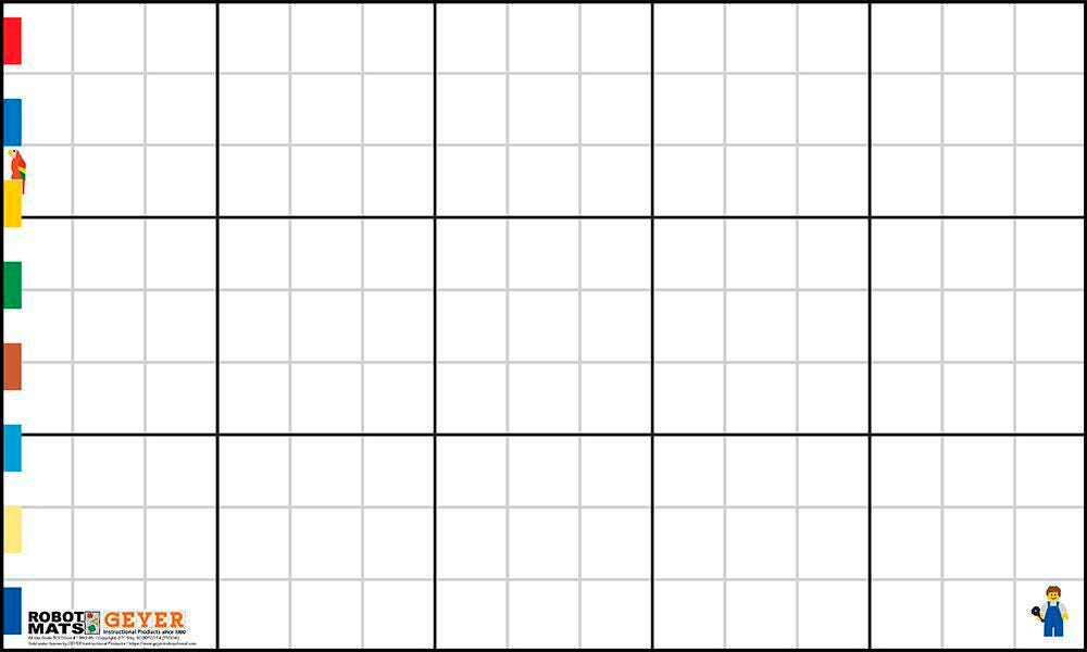 ROBOTICS MAT - WONDER WORKSHOP GRID MAT - WITH 12 INCH GRID