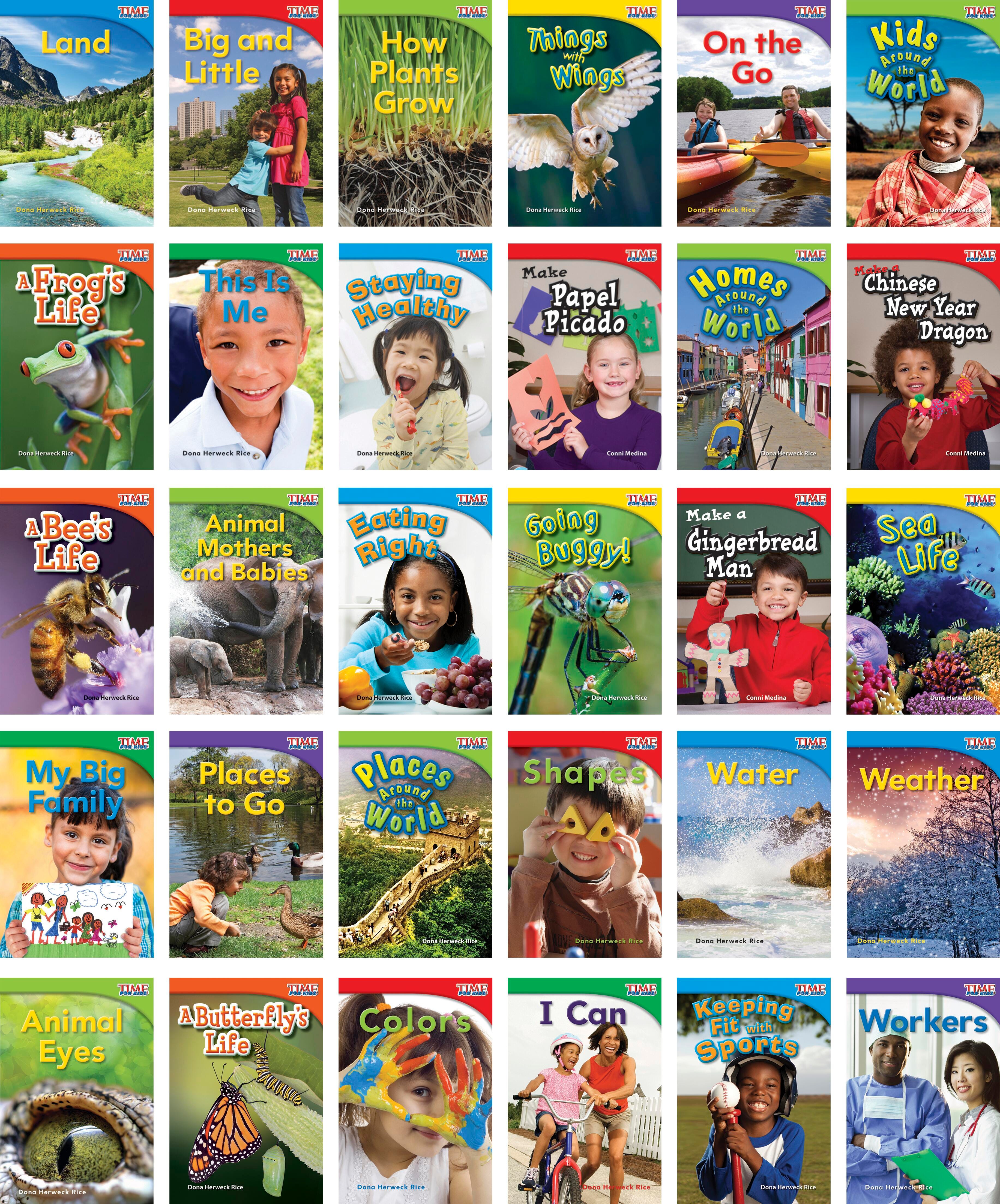 BOOKS TIME FOR KIDS INFORMATIONAL TEXT GR 1 ENG SET OF 30
