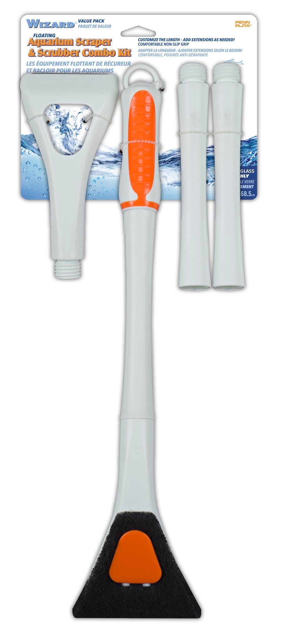 DISC-SCRAPPER GLASS AND SCRUBBER 27IN
