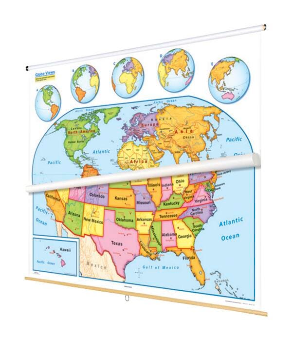 MAP NYSTROM FIRST US/WORLD COMBO