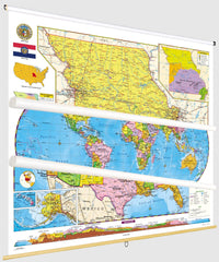 MAP NYSTROM  MISSOURI/  US/WORLD  COMBO