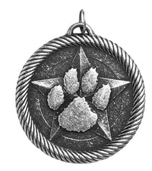 MEDALS.VALUE.PAW PRINT..BRONZE.VM266B