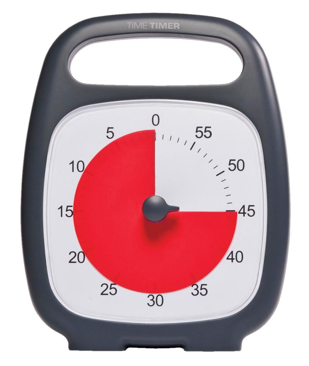 TIME TIMER PLUS 60 MINUTE