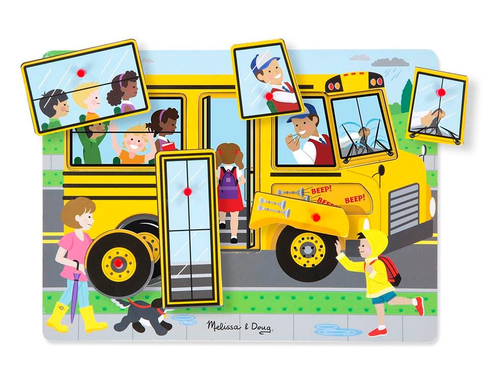 THE WHEELS ON THE BUS SOUND PUZZLE