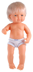 DOLL CAUCASIAN BOY 15 IN H
