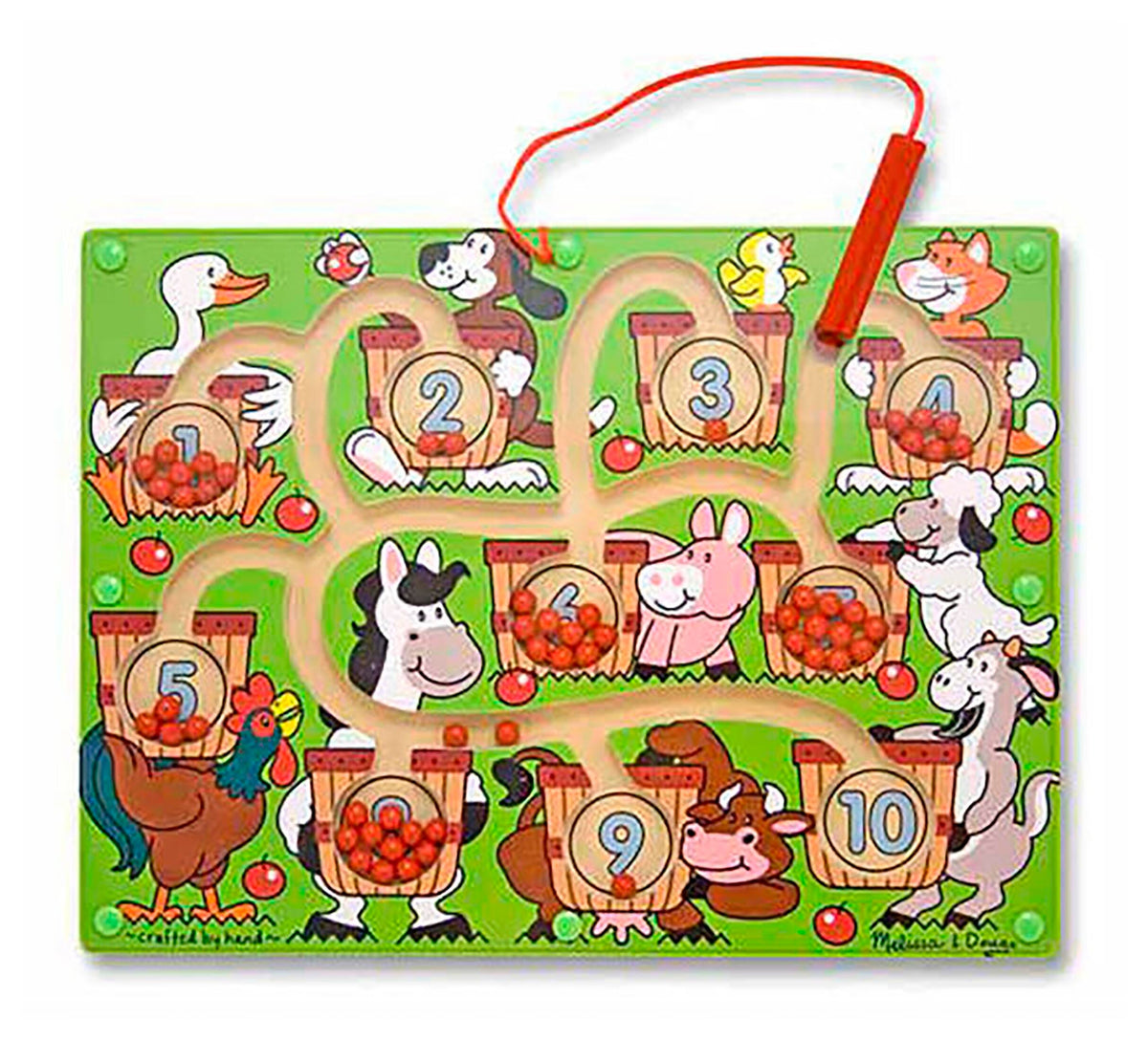 MAGNETIC NUMBER MAZE