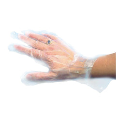 GLOVES - PLASTIC ECONO GLOVES - LARGE SIZE - PACK OF 100