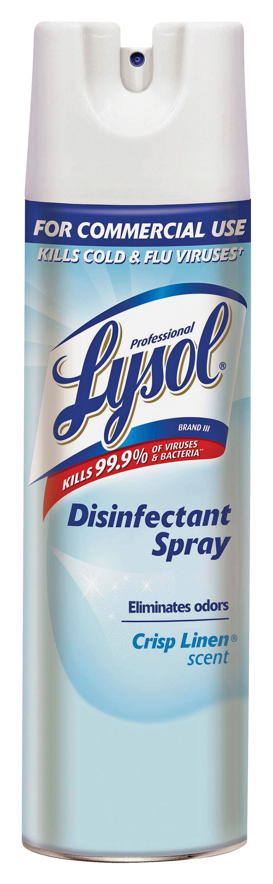 DISINFECTANT - PROFESSIONAL LYSOL DISINFECTANT SPRAY - 19 FL OZ - CRISP LINEN - EACH