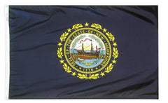 FLAG - ANNIN NEW HAMPSHIRE STATE OUTDOOR FLAG - SOLARGUARD NYL-GLO NYLON - 4 X 6 FT