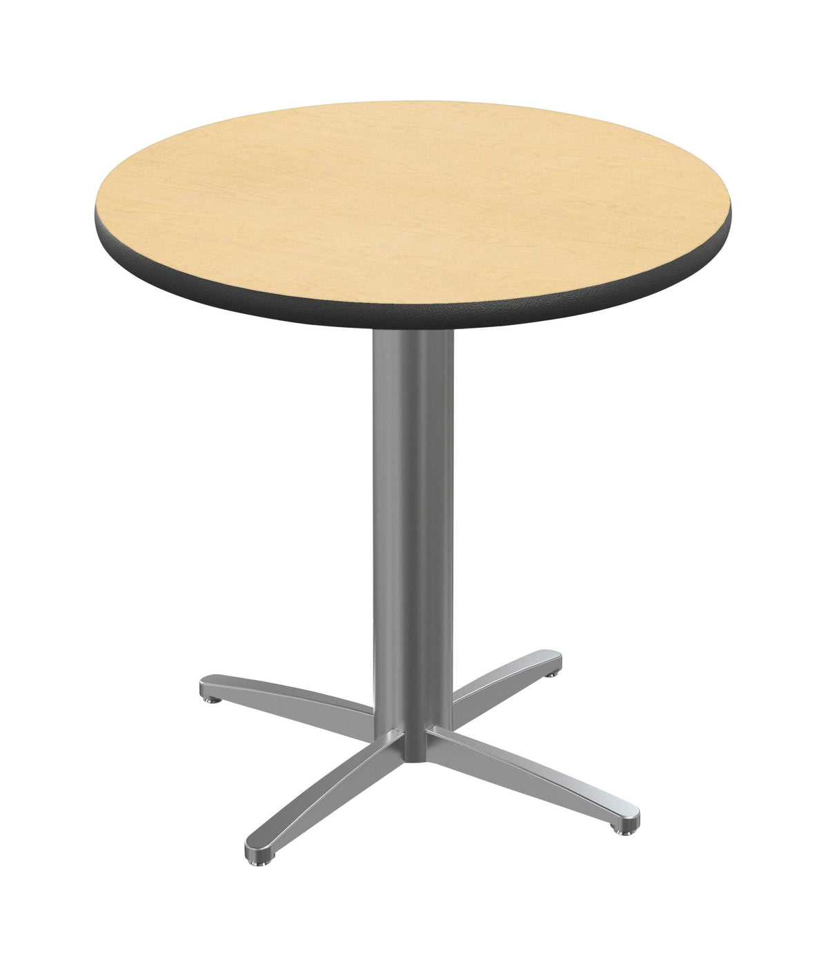 CAFETERIA TABLE - CLASSROOM SELECT - CAFE/BISTRO - ROUND - 34 W X 34 D IN - 29 INCH - LAMINATE - SPECIFY TOP COLOR - T-MOLD - SPECIFY EDGE COLOR - X-STYLE - SPECIFY FRAME COLOR