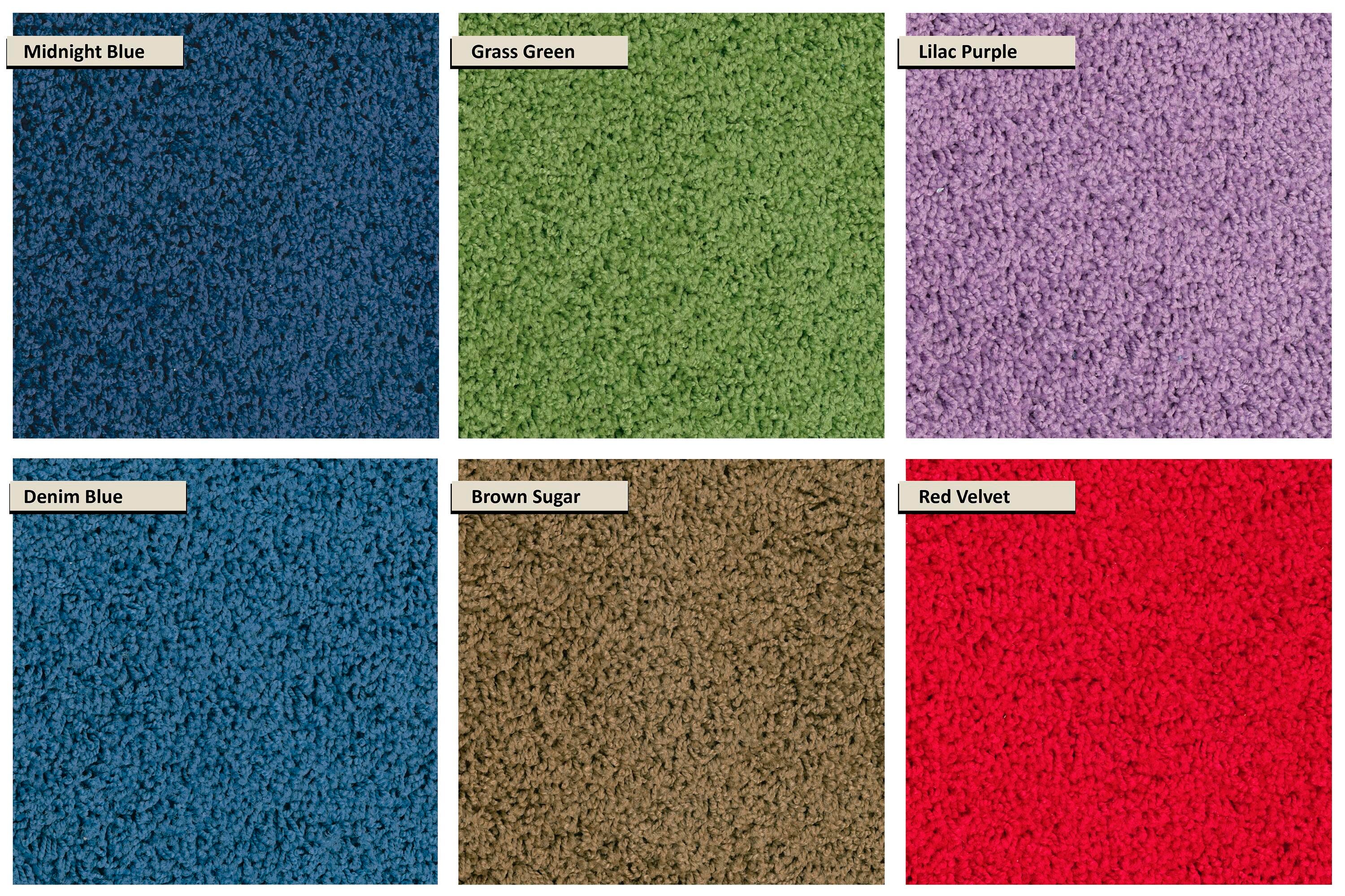 CARPETS FOR KIDS - KIDPLY SOFT SOLIDS - RECTANGLE - 6 FT X 9 FT - SPECIFY COLOR