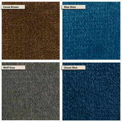 CARPETS FOR KIDS - MT SHASTA - RECTANGLE - 7 FT 6 IN X 12 FT - SPECIFY COLOR