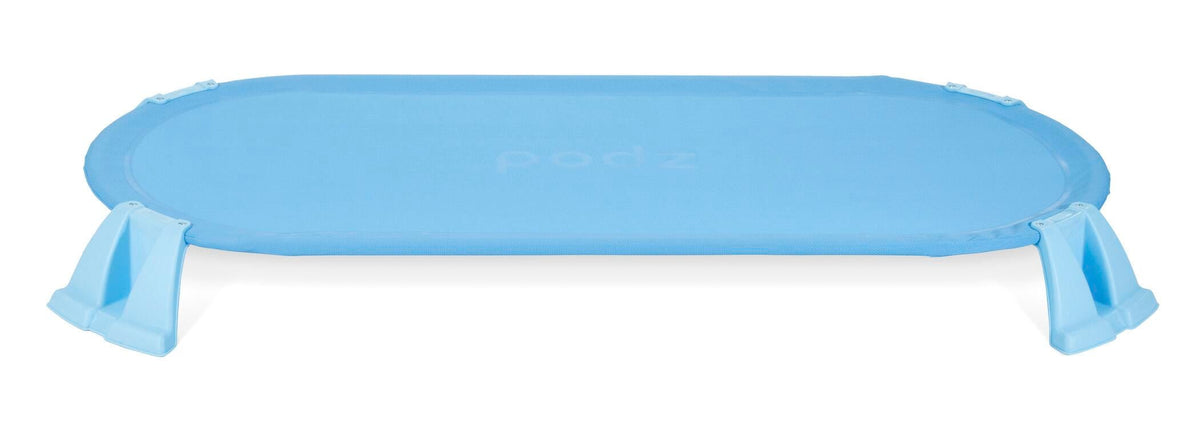 COT PODZ STANDARD BLUE 54-1/4 L X 27-1/8 W X 5 H IN
