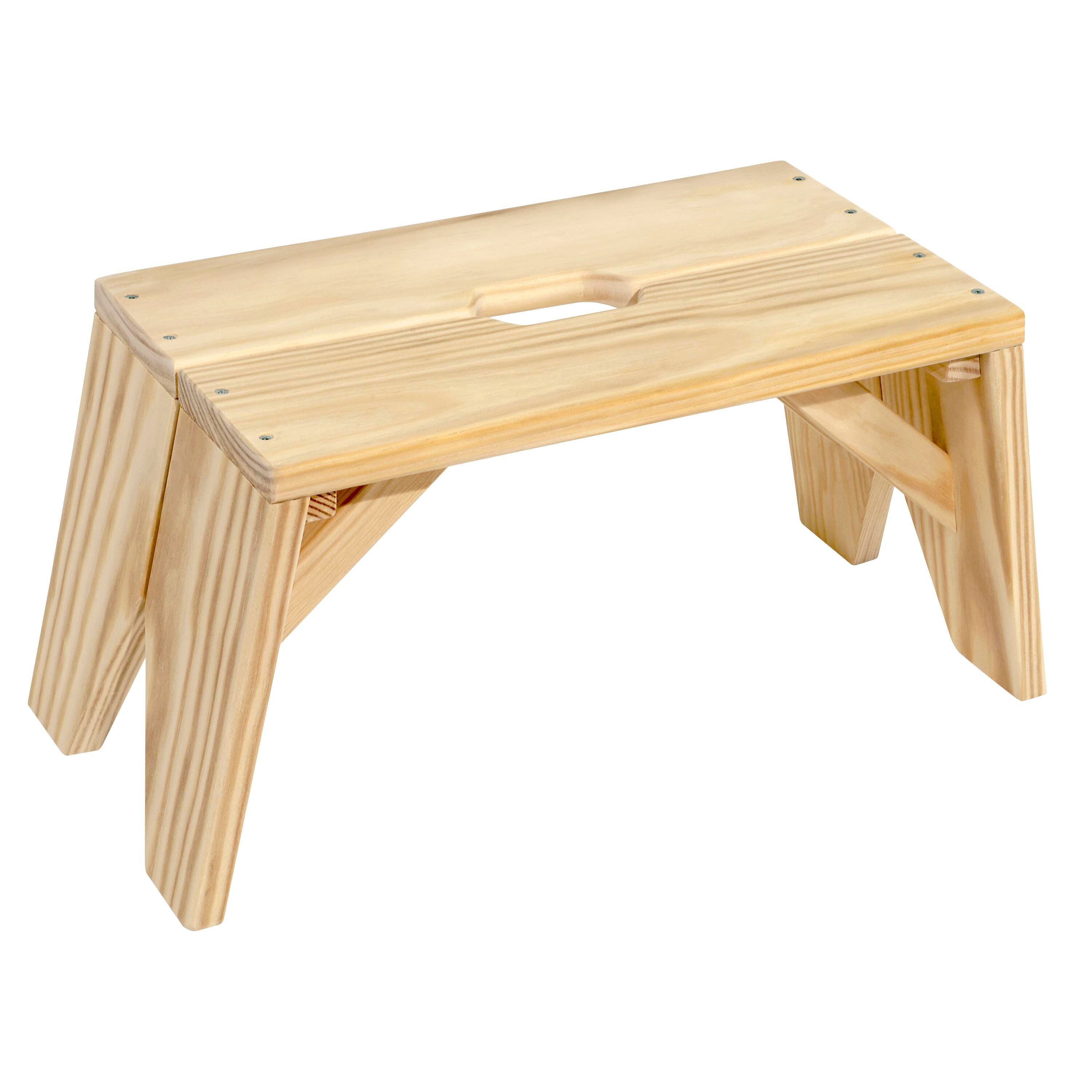 WOOD DESIGNS OUTDOOR BENCH - 20 X 11 X 12 INCHES