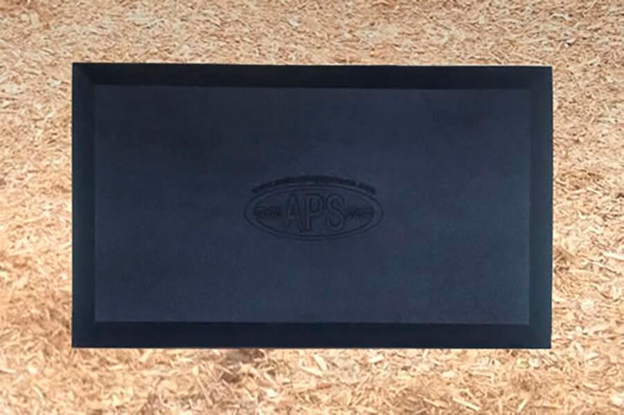 PLAYGROUND - ACTION PLAY SYSTEMS WEAR MAT - 60 X 36 X 2 IN - BLACK