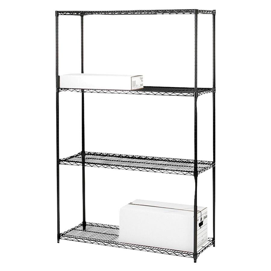 RACK WIRE 4-TIER STARTING UNIT BLACK LLR70061