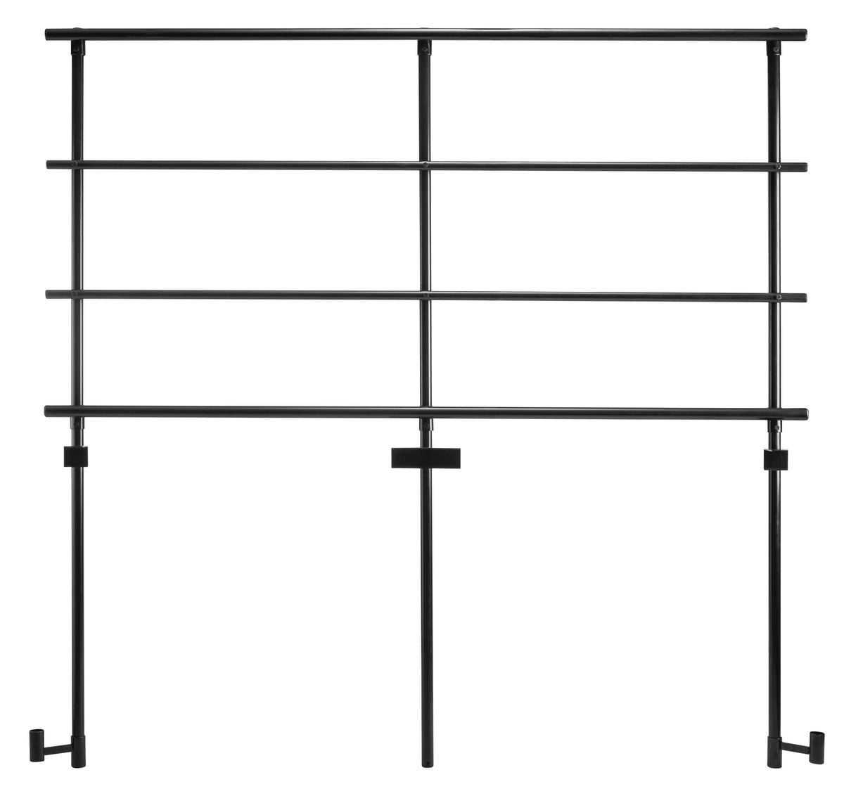 STAGES AND RISERS - NATIONAL PUBLIC SEATING BACK GUARDRAIL FOR 18 X 32 TAPERED RISERS