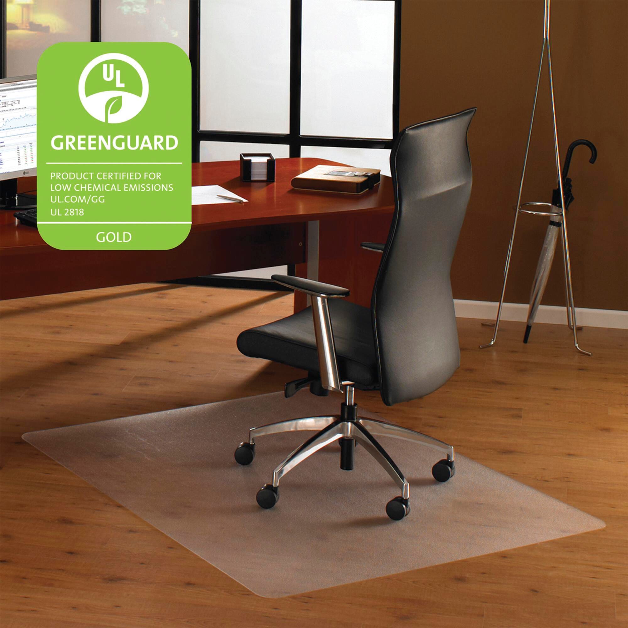 CHAIR MAT HRDFLR SMOOTH BACK RECT 48X60 CLR FLR1215219ER