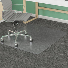 CHAIR MAT RECTANGLE STUDDED 46X60 CLR DEFCM14443F