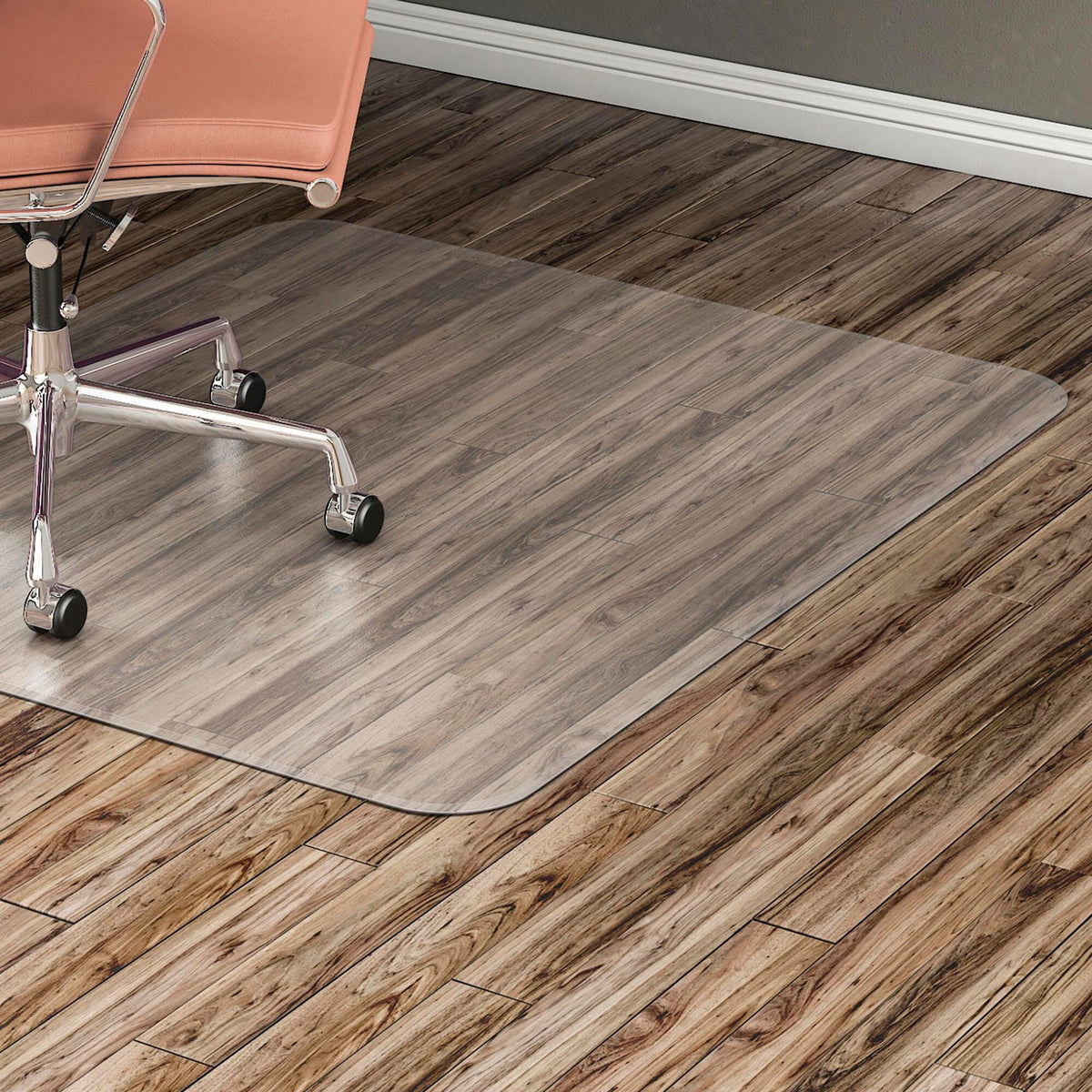 CHAIR MAT TX 36X48 RC LORELL NONSTUDDED STRAIGHT EDGE RECTANGULAR