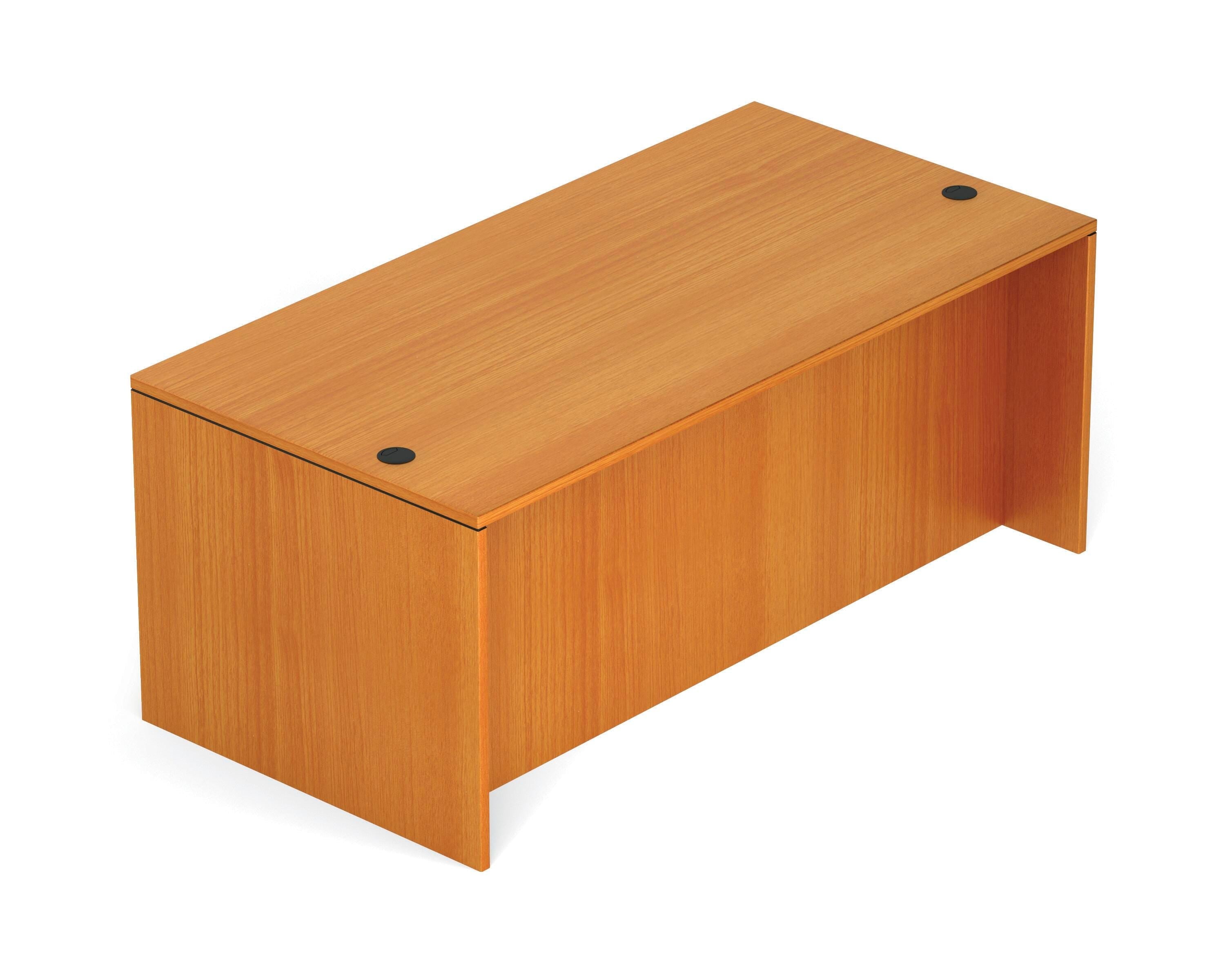Rectangular Desk Shell GLOBAL - RECTANGULAR DESK SHELL - 71 X 36 X 29-1/2 IN - SPECIFY COLOR ...