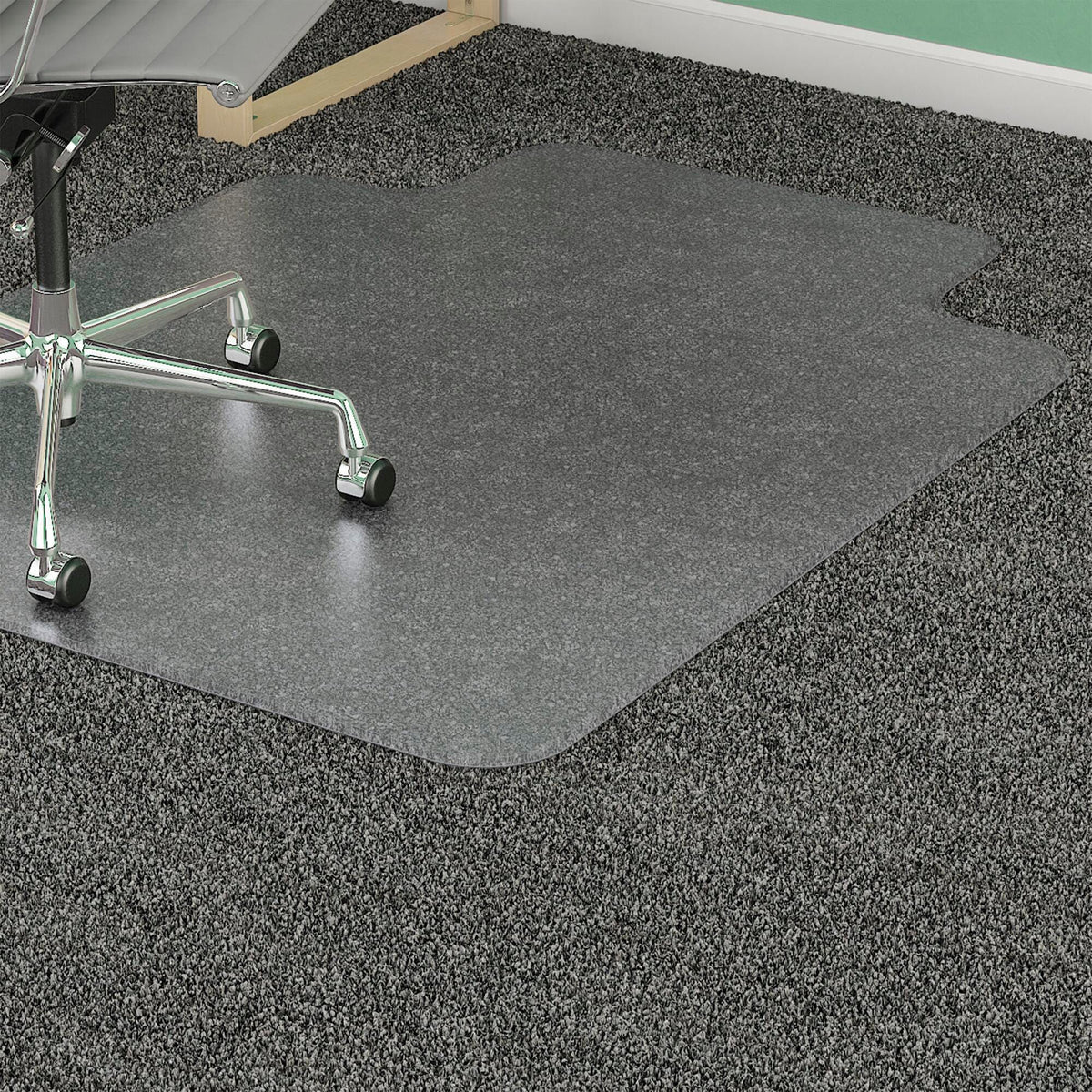 MAT CHAIR 45X53 WIDE LIP CLEAR LLR25756