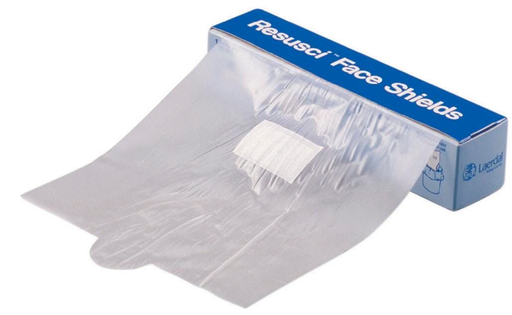FACE SHIELDS FOR RESUSCI MANIKINS PACK OF 36