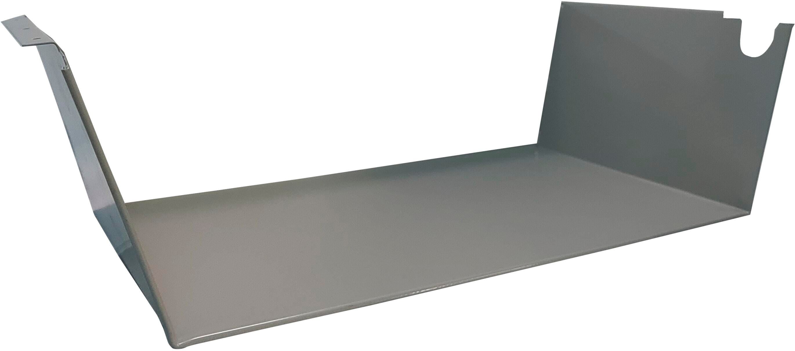 PART - CLASSROOM SELECT NEOMOVE - BOOK RACK FOR COLLABORATION DESK - 2 SIDED PASSTHROUGH- GRAY METAL