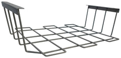 PART - CLASSROOM SELECT NEOMOVE - BOOK RACK FOR COLLABORATION DESK - 2 SIDED WIRE RACK- GRAY METAL