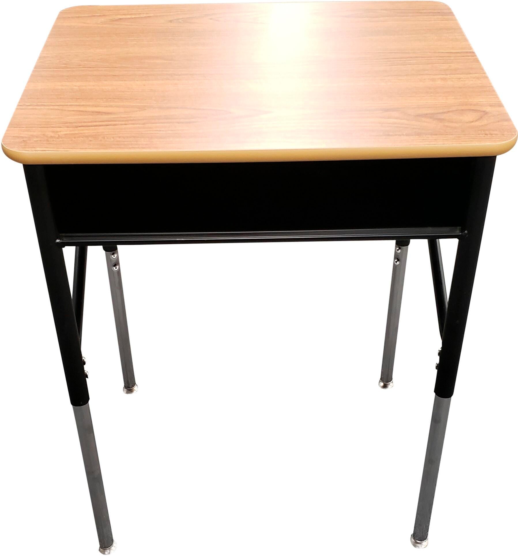 DESK - CLASSROOM SELECT - TRADITIONAL F500 OPEN FRONT - SPECIFY TOP COLOR - T-MOLD - SPECIFY EDGE COLOR