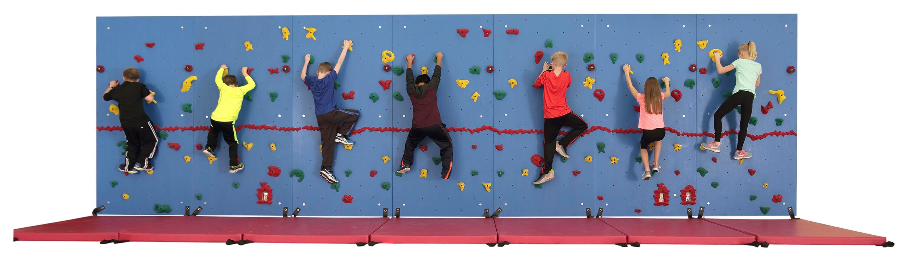 CHROMA TRAVERSE WALL 4 FT PACKAGE WITH  IN MATS - RED