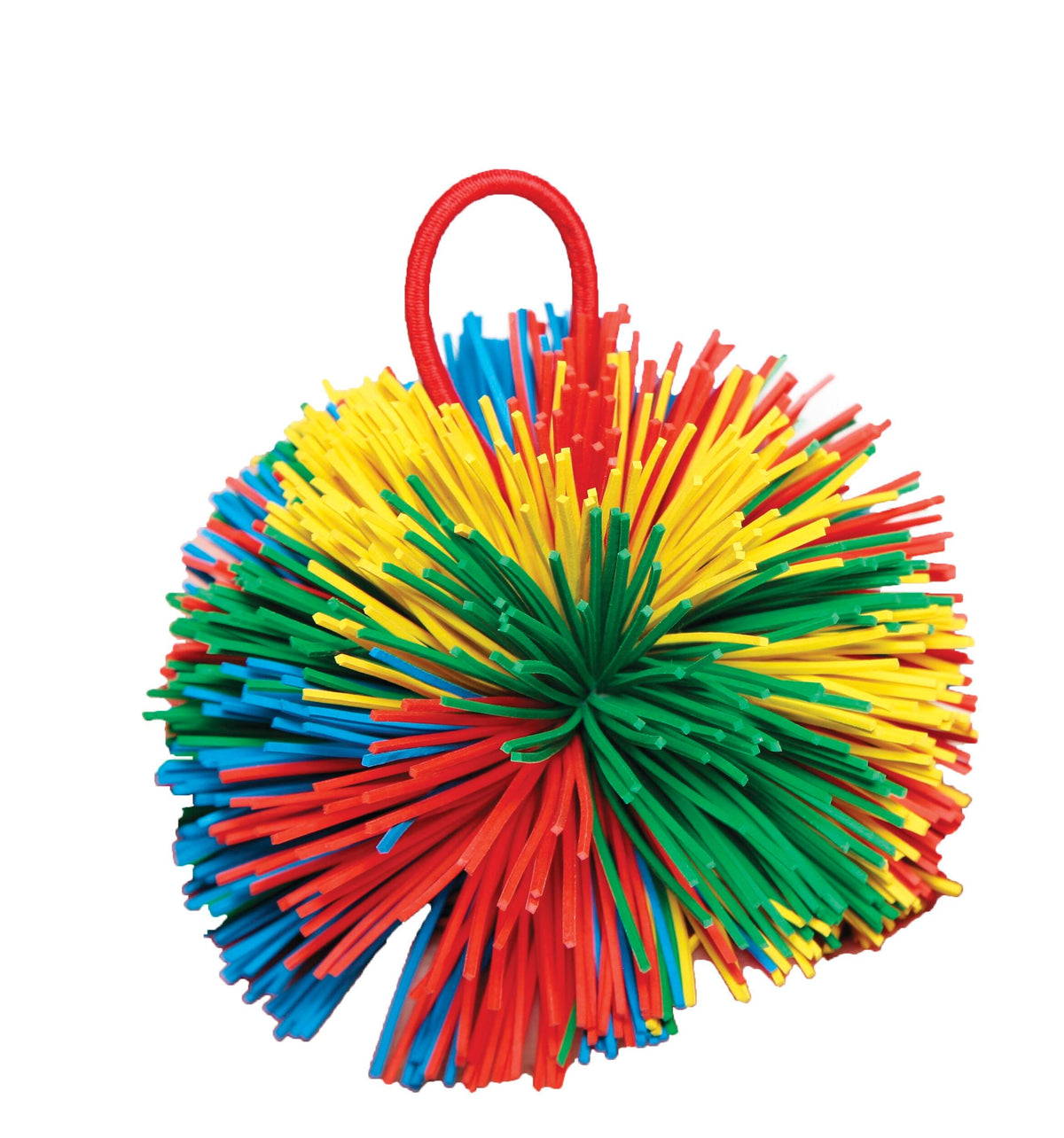 BALL RUB-R-STRING 9CM MULTICOLOR