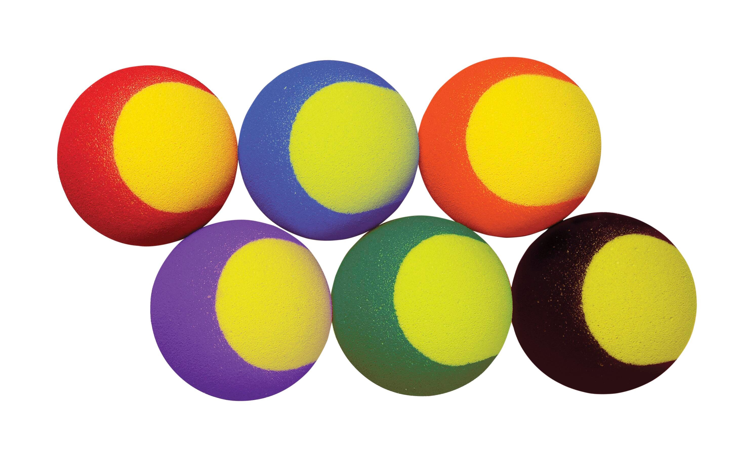 HIGH BOUNCE CUT FOAM TENNIS TRAINER 90MM -  SET OF 6