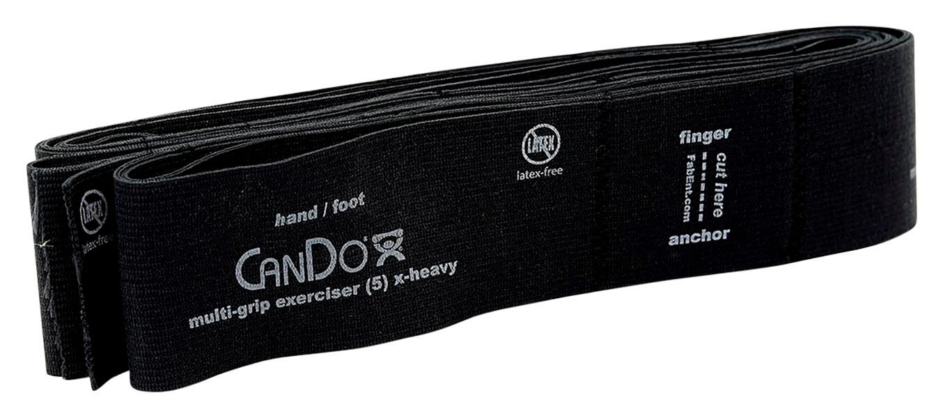 CANDO MULTI-GRIP 6 FOOT EXERCISER X-HEAVY - BLACK