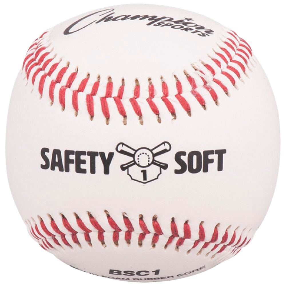 DISC-BALL - BASEBALL - SOFT COMPRESSION  LEVEL 1 - AGES 5 - 7 - SOFTEST- PACK OF 12