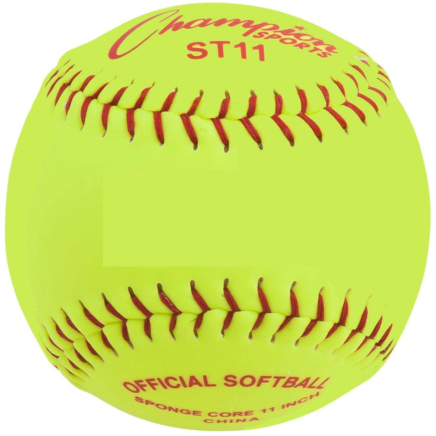 BALL - SOFTBALL - 11 INCH  SAFETY  - PACK OF 12