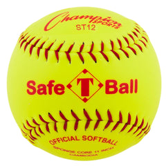 BALL - SOFTBALL - 12 INCH  SAFETY  - PACK OF 12