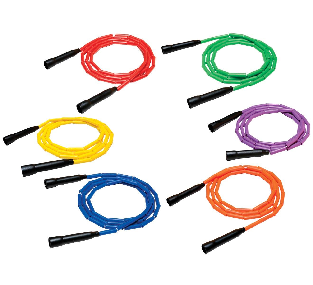 JUMPROPE GRADESTUFF SOLID COLOR LINK 7FT SET OF 6