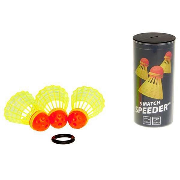 DISC-SPEEDMINTON  MATCH SPEEDER - BIRDIE - TUBE OF 3