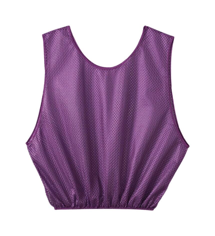 VEST MESH ADULT PURPLE