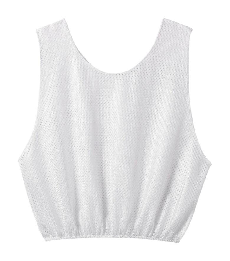 VEST MESH ADULT WHITE