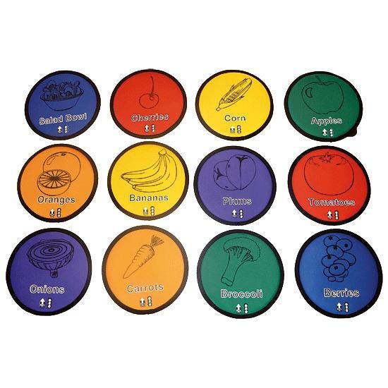 DISC-CATCH HEALTH FOOD   SPOT SET OF 12