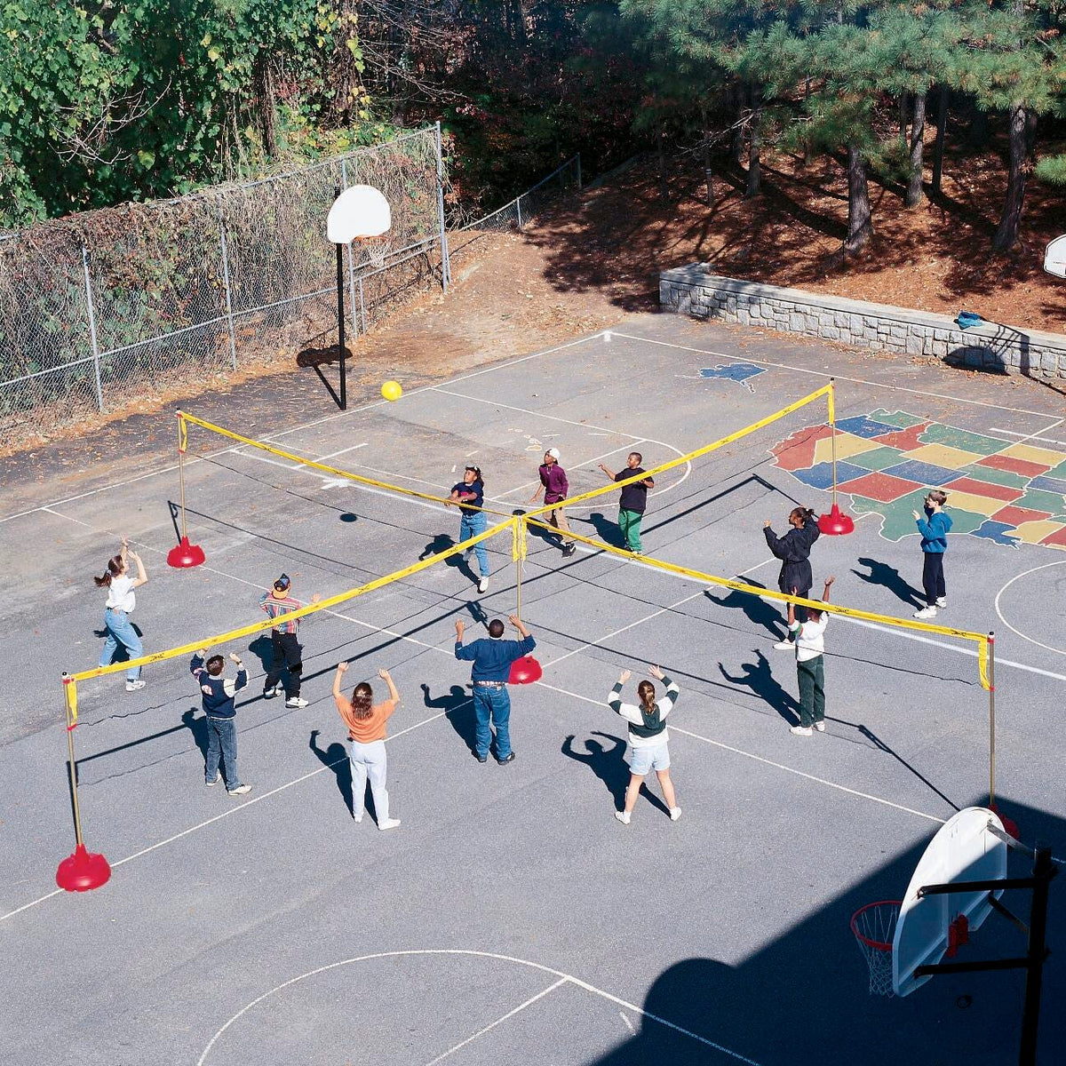 KIT - NET SET FOURCOURT VOLLEY