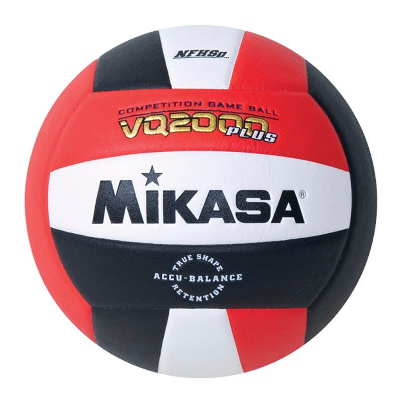 VOLLEYBALL - NFHS APPROVED - SIZE 5 OFFICIAL SIZE  RED/WHITE/BLACK