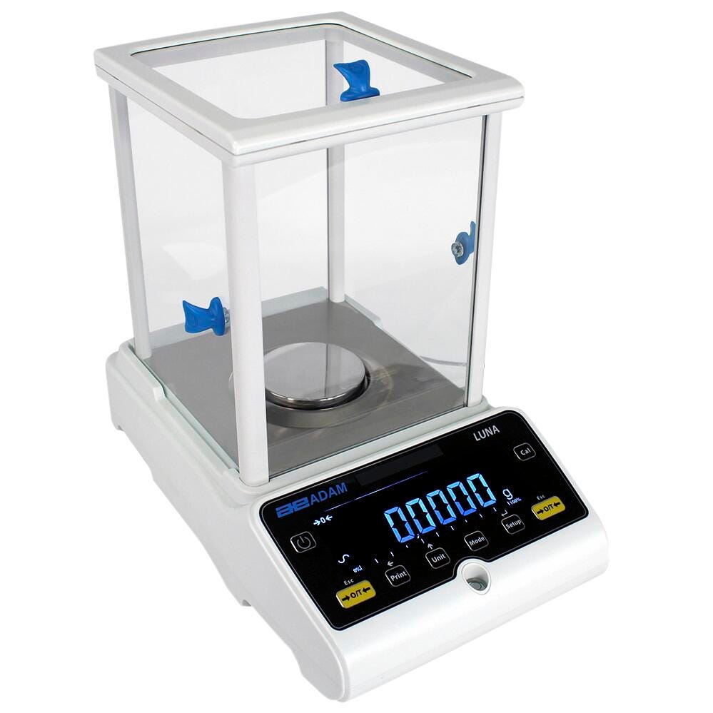 BALANCE - LUNA LAB 124E ANALYTICAL - CAPACITY 120G - READABILITY 0.0001G - EXTERNAL CALIBRATION
