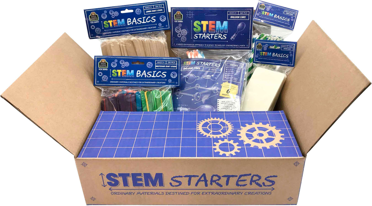 KIT STEM STARTERS - BALLOON CARS DELUXE KIT