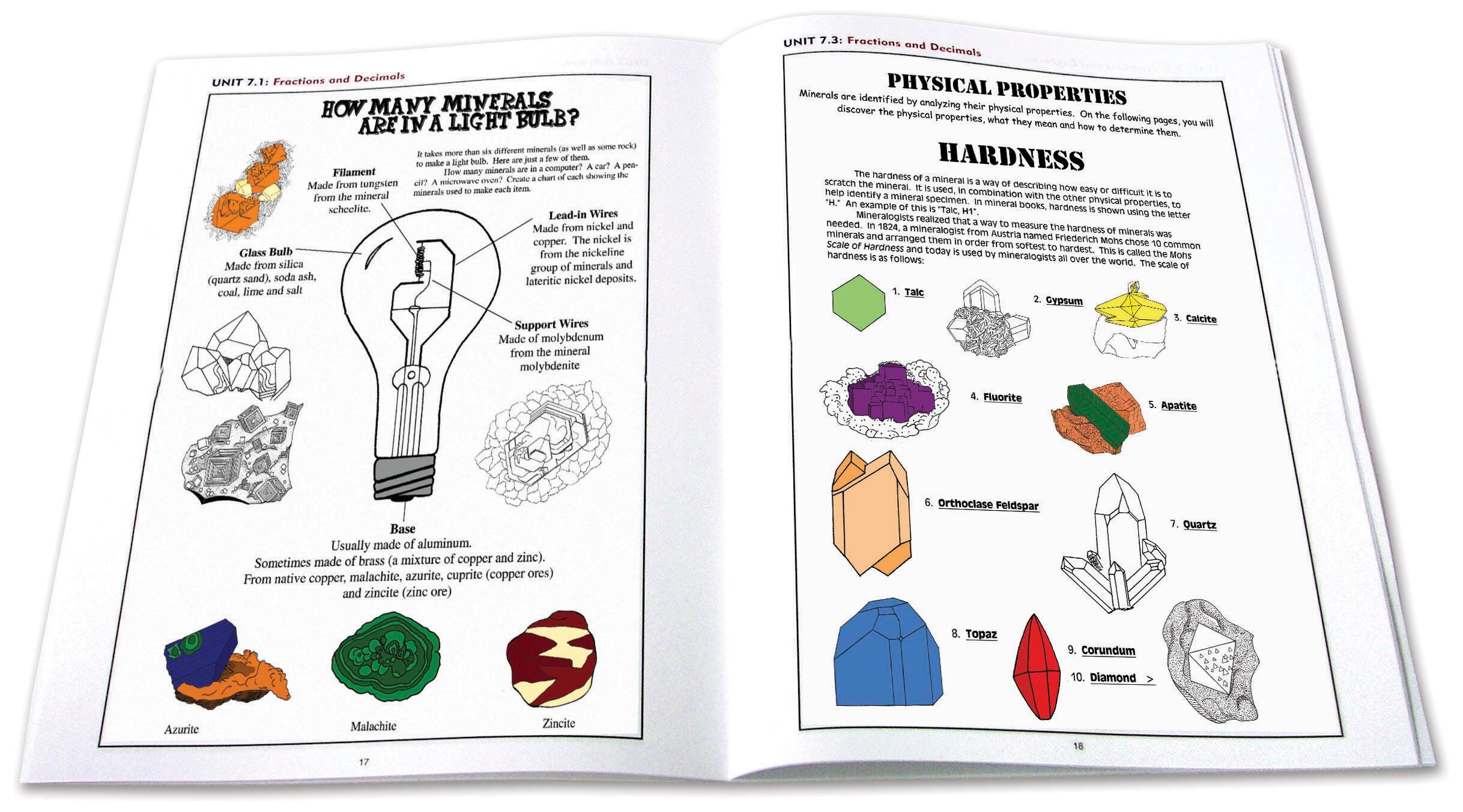 DISC-WORKBOOK WORLD OF MINERALS + CRYSTALS PK/10