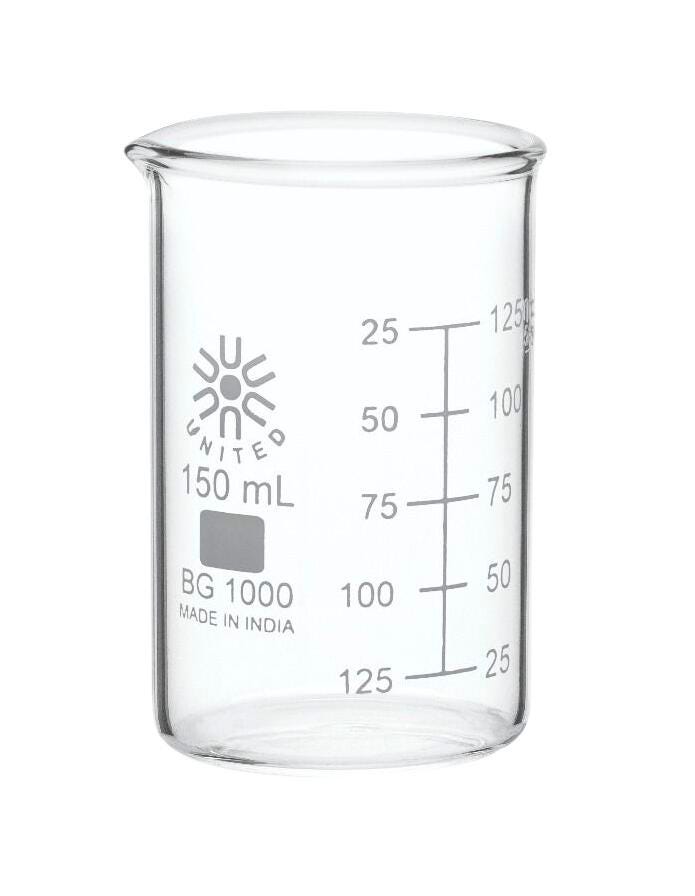 BEAKER PP STRAIGHT WALL GRADUATED 1018