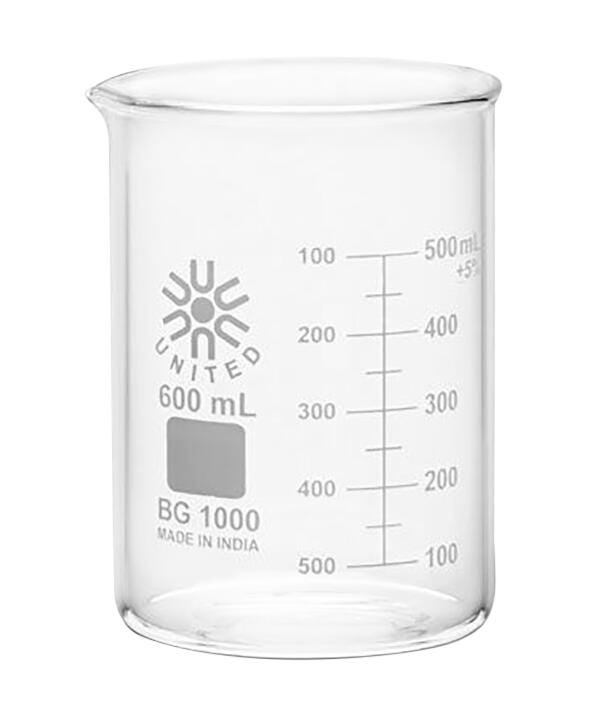 BEAKER PP STRAIGHT WALL GRADUATED 1024