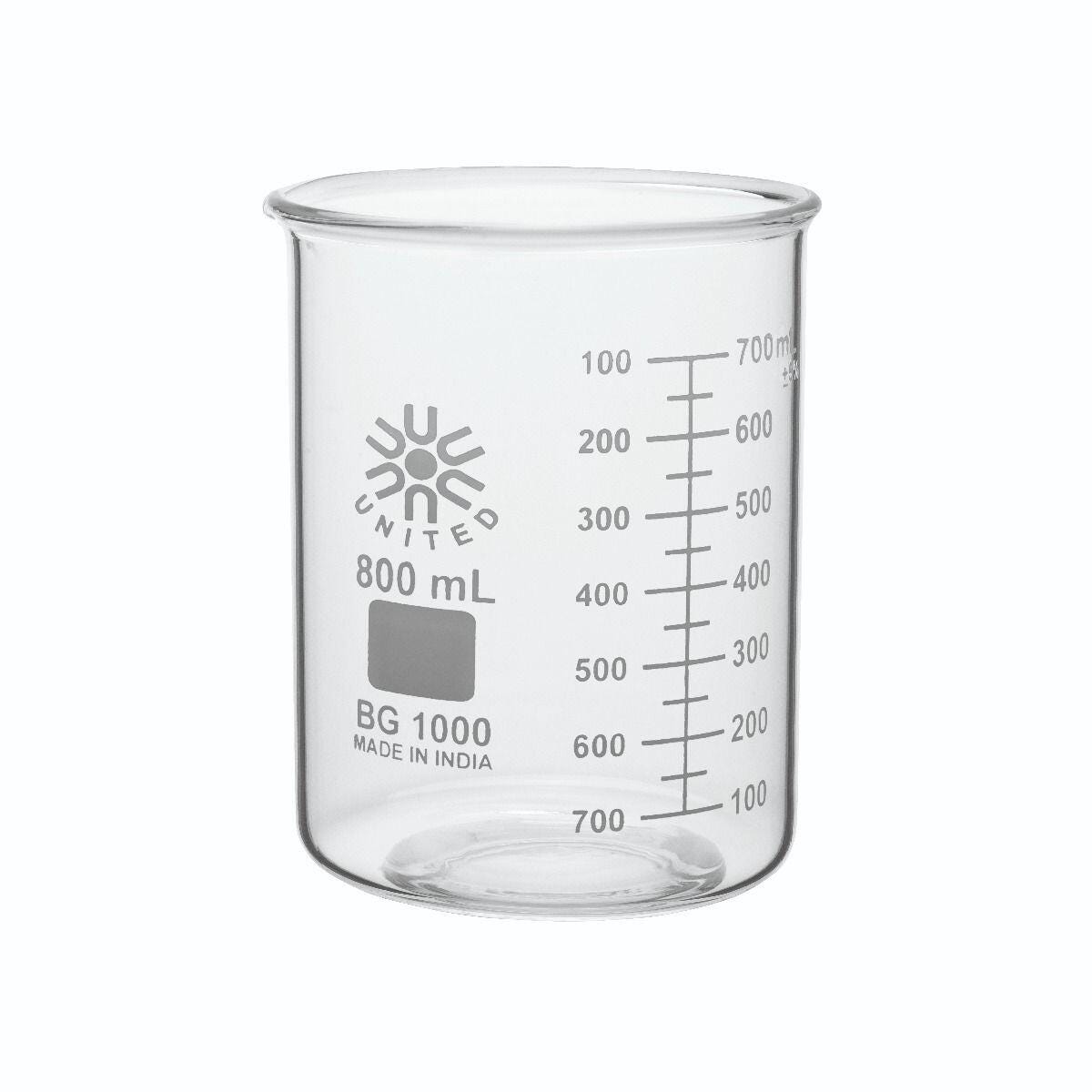 BEAKER PP STRAIGHT WALL GRADUATED 1025